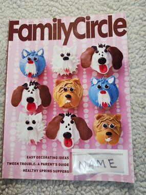 Family Circle Magazine April 1 2008 Issue Cupcake Cover Recipes Home Baking